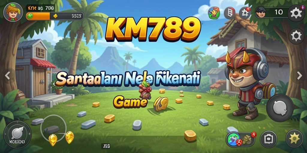 Tampilan gameplay menarik dari KM789 yang menggabungkan strategi dan relaksasi.