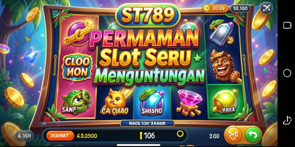 Tampilan gameplay menarik dari permainan Slot ST789.