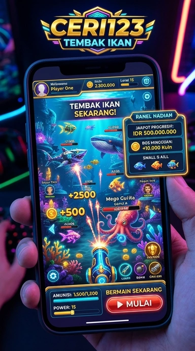 Tampilan utama aplikasi ceri123 yang menarik dan intuitif.